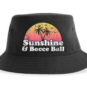 Bocce Ball Sunshine And Bocce Ball Sustainable Bucket Hat