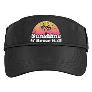 Bocce Ball Sunshine And Bocce Ball Adult Drive Performance Visor