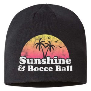 Bocce Ball Sunshine And Bocce Ball Sustainable Beanie