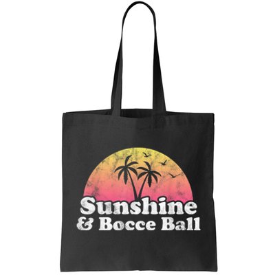 Bocce Ball Sunshine And Bocce Ball Tote Bag