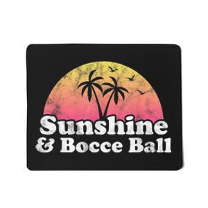 Bocce Ball Sunshine And Bocce Ball Mousepad