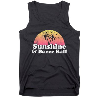 Bocce Ball Sunshine And Bocce Ball Tank Top