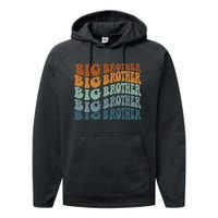 Big Brother Sibling Natural Infant Big Bro Performance Fleece Hoodie