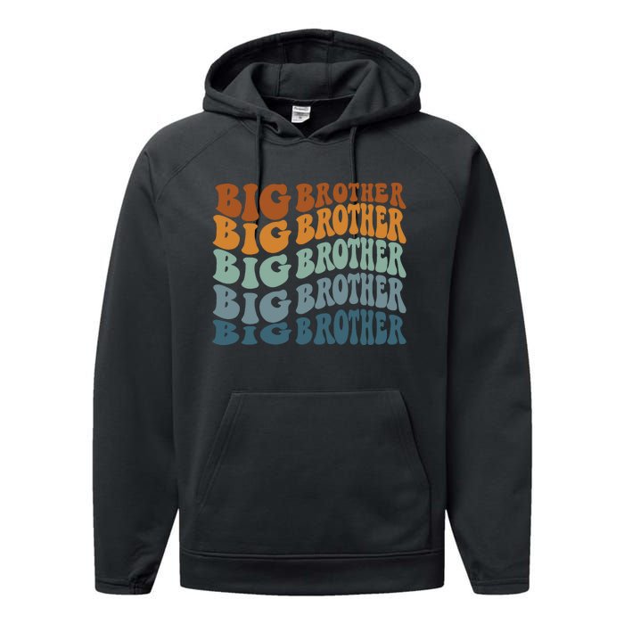 Big Brother Sibling Natural Infant Big Bro Performance Fleece Hoodie