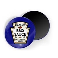 Barbecue BBQ Sauce Bottle Label Halloween Matching Costume Magnet