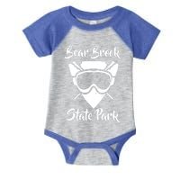 Bear Brook State Park New Hampshire Ski Sking Goggles Gift Infant Baby Jersey Bodysuit