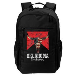 Boho Bull Skull Cow Smokeshow Western Country Daily Commute Backpack