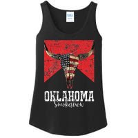 Boho Bull Skull Cow Smokeshow Western Country Ladies Essential Tank