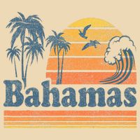 Bahamas Beach Summer Vacation Sunset Vintage 70S Retro Bag