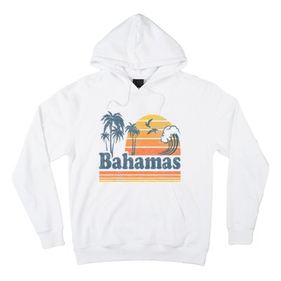 Bahamas Beach Summer Vacation Sunset Vintage 70S Retro Hoodie