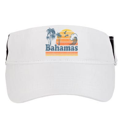 Bahamas Beach Summer Vacation Sunset Vintage 70S Retro Adult Drive Performance Visor