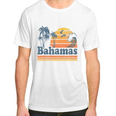 Bahamas Beach Summer Vacation Sunset Vintage 70S Retro Adult ChromaSoft Performance T-Shirt