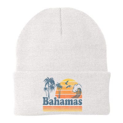 Bahamas Beach Summer Vacation Sunset Vintage 70S Retro Beanie