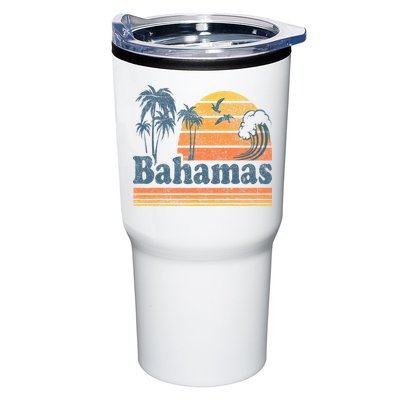 Bahamas Beach Summer Vacation Sunset Vintage 70S Retro Tumbler