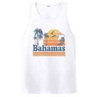 Bahamas Beach Summer Vacation Sunset Vintage 70S Retro PosiCharge Competitor Tank