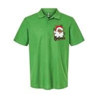 Black Believe Santa Claus Fun African American Santa Softstyle Adult Sport Polo