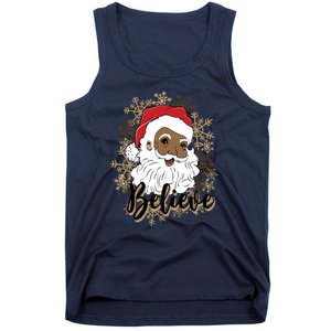 Black Believe Santa Claus Fun African American Santa Tank Top