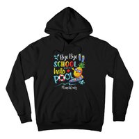 Bye Bye School Hello Pool Lunch Lady Last Day Of School Tee Hoodie