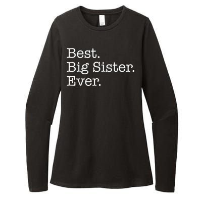 Best Big Sister Ever Womens CVC Long Sleeve Shirt