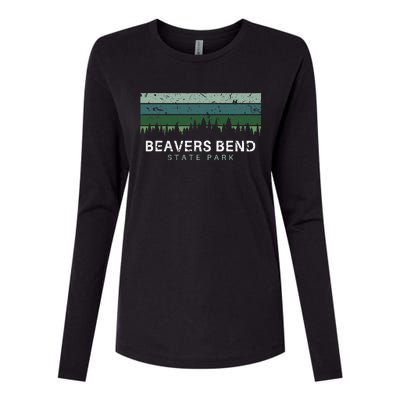 Beavers Bend State Park Oklahoma Womens Cotton Relaxed Long Sleeve T-Shirt