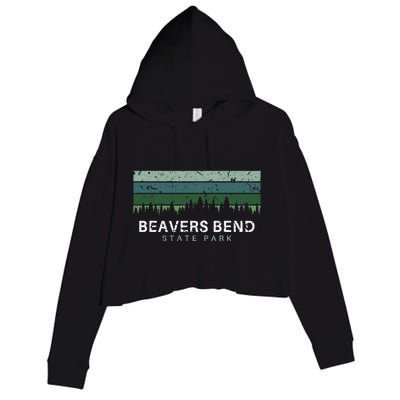 Beavers Bend State Park Oklahoma Crop Fleece Hoodie