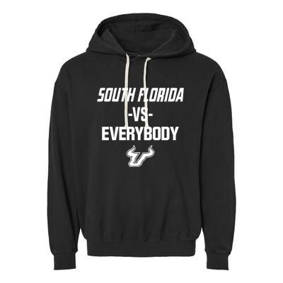 Byrum Brown South Florida Vs Everybody Garment-Dyed Fleece Hoodie