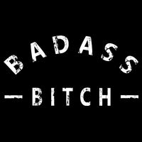 Badass Bitch Strong Hooded Gift Drawstring Bag