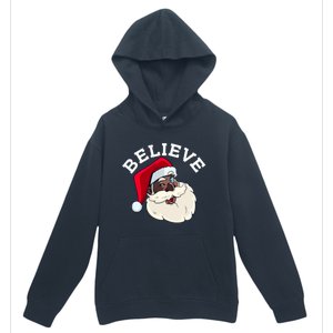 Black Believe Santa Claus Christmas African American Xmas Urban Pullover Hoodie