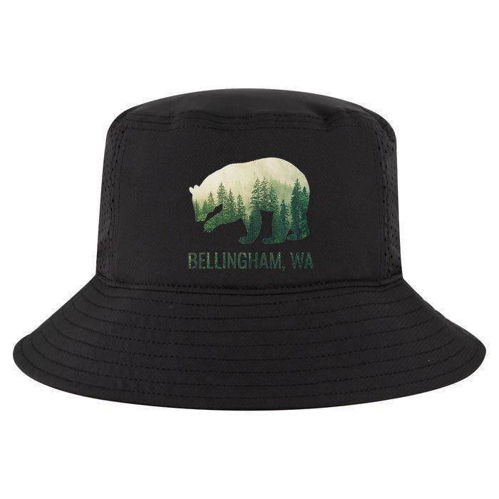 Bellingham Bear State Of Washington Pacific Nw Wildlife Cool Comfort Performance Bucket Hat