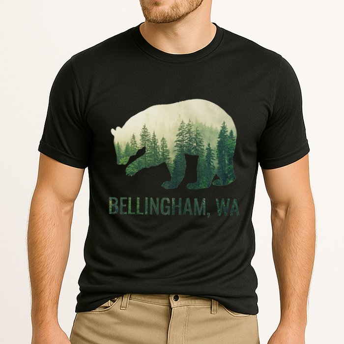 Bellingham Bear State Of Washington Pacific Nw Wildlife Cooling Performance Crew T-Shirt