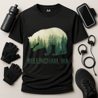 Bellingham Bear State Of Washington Pacific Nw Wildlife Cooling Performance Crew T-Shirt