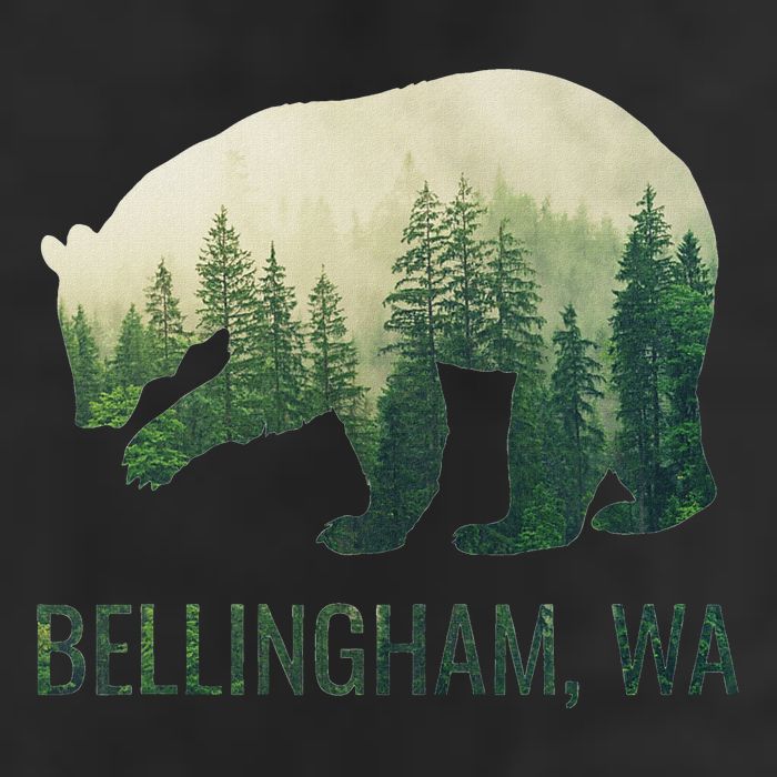Bellingham Bear State Of Washington Pacific Nw Wildlife Adult Drive Performance Visor