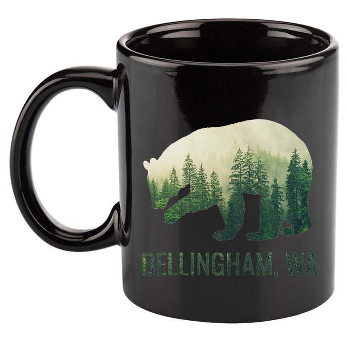 Bellingham Bear State Of Washington Pacific Nw Wildlife 11oz C Handle Ceramic Mug