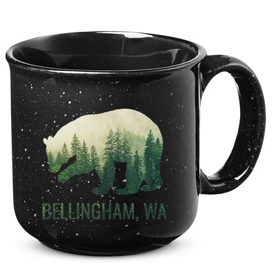 Bellingham Bear State Of Washington Pacific Nw Wildlife 15oz Campfire Ceramic Mug
