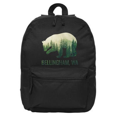 Bellingham Bear State Of Washington Pacific Nw Wildlife 16 in Basic Backpack
