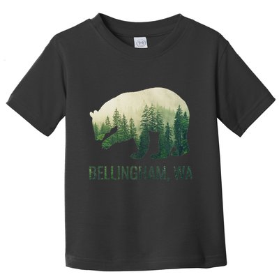 Bellingham Bear State Of Washington Pacific Nw Wildlife Toddler T-Shirt