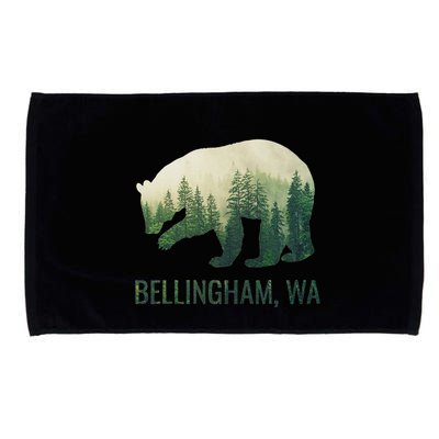 Bellingham Bear State Of Washington Pacific Nw Wildlife Microfiber Hand Towel
