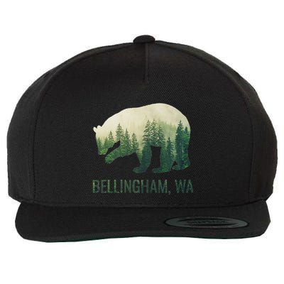 Bellingham Bear State Of Washington Pacific Nw Wildlife Wool Snapback Cap
