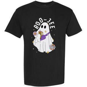 Boujee BooJee Spooky Season Cute Ghost Halloween Costume Garment-Dyed Heavyweight T-Shirt