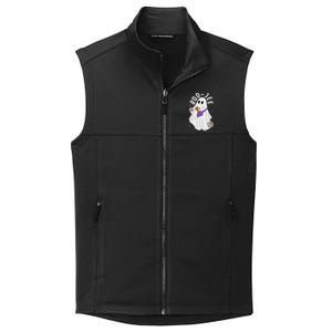 Boujee BooJee Spooky Season Cute Ghost Halloween Costume Collective Smooth Fleece Vest