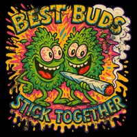 Best Buds Stick Together Marijuana Cannabis Weed Stoner Impact Tech Backpack