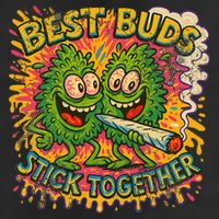 Best Buds Stick Together Marijuana Cannabis Weed Stoner Adult Drive Performance Visor