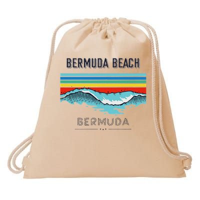Bermuda Beach Souvenir Bermuda Reminder Drawstring Bag
