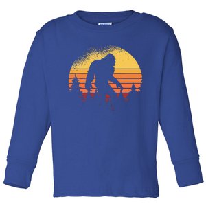 Bigfoot Believer Silhouette Sasquatch Hide And Seek Toddler Long Sleeve Shirt