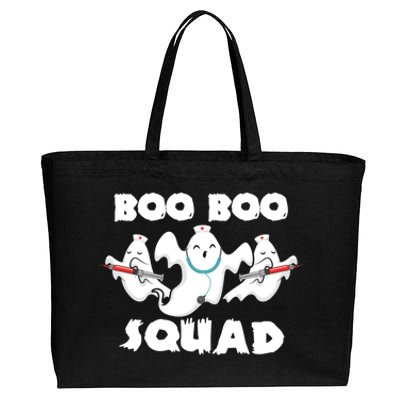 Boo Boo Squad Halloween Ghost Gift Cotton Canvas Jumbo Tote