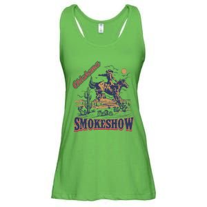 Boho Bull Skull Cow Oklahoma Smokeshow Western Country Ladies Essential Flowy Tank