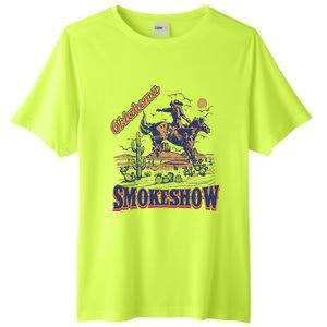 Boho Bull Skull Cow Oklahoma Smokeshow Western Country Tall Fusion ChromaSoft Performance T-Shirt