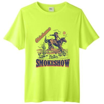 Boho Bull Skull Cow Oklahoma Smokeshow Western Country Tall Fusion ChromaSoft Performance T-Shirt