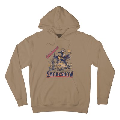 Boho Bull Skull Cow Oklahoma Smokeshow Western Country Hoodie