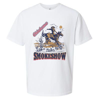 Boho Bull Skull Cow Oklahoma Smokeshow Western Country Sueded Cloud Jersey T-Shirt